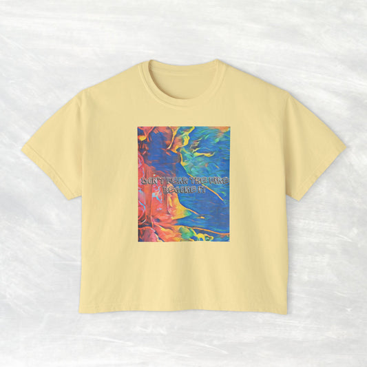 Abstract Women's Boxy Tee