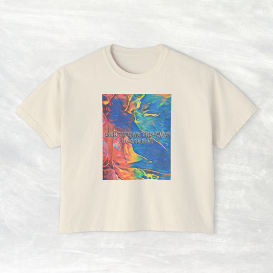 Abstract Women's Boxy Tee